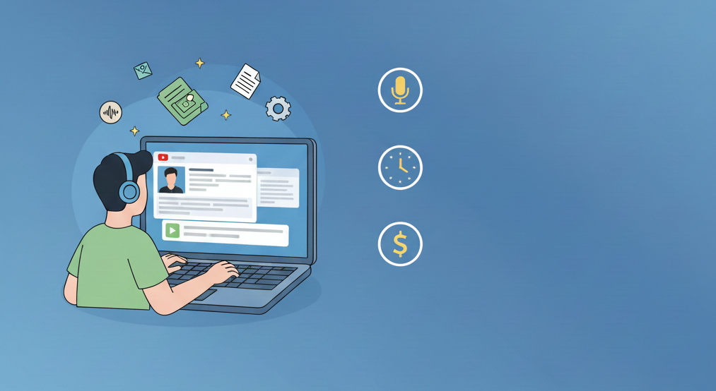 如何選擇youtube逐字稿轉錄工具示意